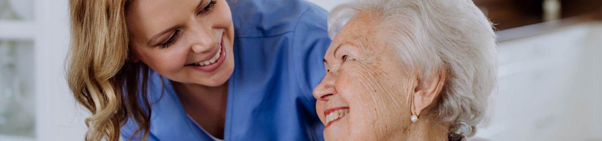 Nurse Looking At Woman